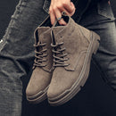 2021 Autumn Early Winter Shoes Men Boots Thick Sole Non-slip Mens Ankle Boots Fashion Street Cool Young Man Shoes KA2829