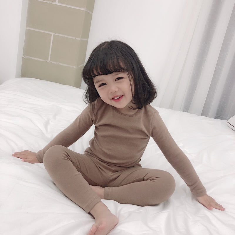 Autumn Baby Boy Girl Soft Cotton Pajamas Clothes Set Sleepwear Nightwear Outfit for Newborn Infant Winter Children Pajamas