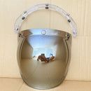 Soman cara abierta casco Visor burbuja Flip Up motocicletas Visor capacete lente casco accesorios BV01