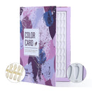 80 120 240 308 Colors PU Paper Nails Tips Card Nail Display Stand Case Model Nail Gel Polish Storage Box Nail Book Display