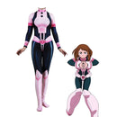 Anime My Hero Academia Cosplay Costume Cosplay Boku no Hero Academia Ochaco Uraraka Halloween Fancy Ball Suit Romper For Women