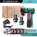 YIKODA 12V Brushless Mini Angle Grinder Cordless Polishing Grinding Machine Diamond Cutting Electric DIY Power Tools