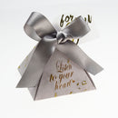 Triangular Pyramid Candy Box Wedding Favors and Gifts Boxes Candies Bags for Guests Decoration Baby Shower Party Supplies