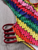 Sexy vendaje una pieza traje de baño Floral traje de baño mujer 2018 sin espalda Monokini Push Up trajes de baño de corte alto Trikini traje de baño XL