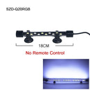 RGB Aquarium light 18-57cm Remote control diving lamp Colorful lamp 90-260v lamp for plants Fish tank essential Amphibious use