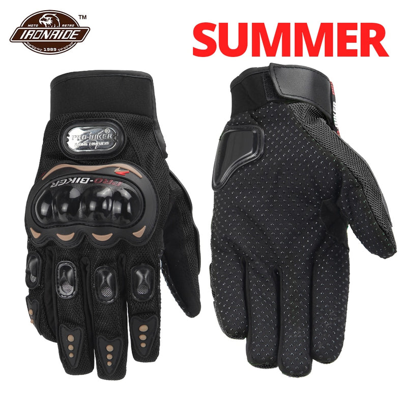 Winter-Motorradhandschuhe Wasserdichte Moto Motocross-Handschuhe Winddichte Moto-Handschuhe Touchscreen Motorradfahren Guantes