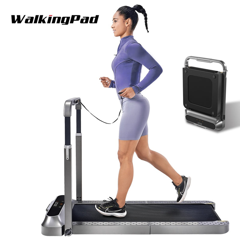 WalkingPad 10km/h Faltbares Laufband R2 Gehen und Laufen 2 IN 1 Laufband Home Gym Fitnessgeräte, Laufband unter dem Schreibtisch