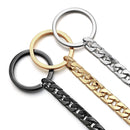 40cm Key Chains Metal Wallet Belt Chain Trousers Hipster Pants Hip Hop Rock Punk Street Keyring Anti-lost Keychain Men K404