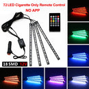 NLpearl APP Car Interior Ambient Light Neon LED Strip Foot Light with USB Wireless Remote Music Auto Atmosphere Decorative Lamp