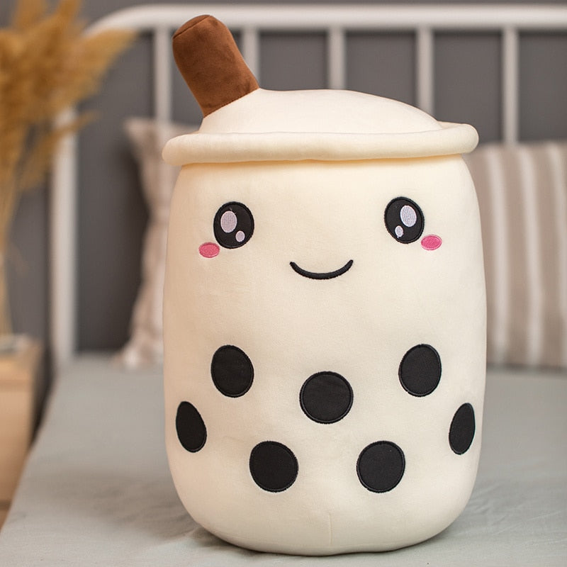 25/70cm Real-Life Bubble Tea Cup Plush Toy Pillow Stuffed Food Soft Doll Milk Tea Cup Pillow Cushion Kids Toys Birthday Gift