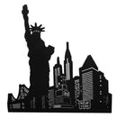 1 Pair of Famous Scenic Spots Style Metal Iron Desk Art Bookend Non-skid Art Bookends Bookrack Book Ends Shelf Rack sujetalibros