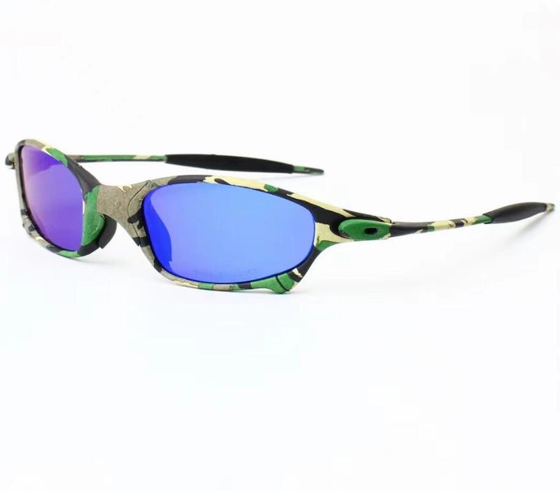 MTB Mann Polarisierte Sonnenbrille Radfahren Brille UV400 Angeln Sonnenbrille Metall Fahrradbrille Radfahren Brillen Reitbrille B2-6