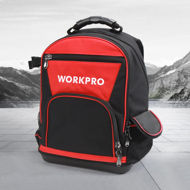 WORKPRO 17&quot; Tool Bag Tools Storage Bags Waterproof Backpack with Handbag Multifunction Bags