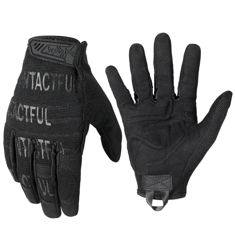 Guantes tácticos al aire libre entrenamiento militar ejército deporte escalada tiro caza montar ciclismo dedo completo antideslizante mitones