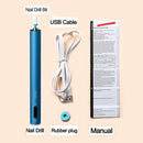 Electric Portable Manicure Machine Set Led Mini Nail Drill Pen Bits Cutter for Removing Gel Varnish Nail Pedicure Grinding Tools