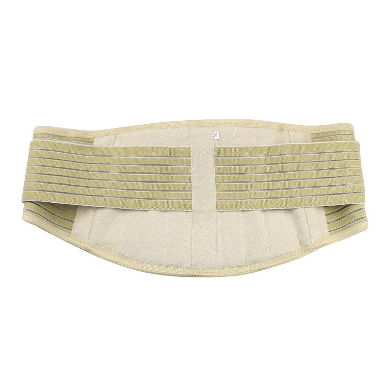 BYEPAIN Verstellbare selbsterwärmende Turmalin-Taillenbandage Unterstützung Taillentrainer Magnetfeldtherapie Hüftgurt Lendenwirbelsäulenpflege