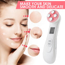 EMS Facial Mesotherapy Electroporation RF Radio Frequency LED Photon Face Lifting Tighten Wrinkle Removal Skincare Face Massager