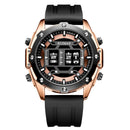 RUIMAS Digital Quartz Watch Men Top Brand Luxury Waterproof Wristwatch Male Silicone Strap Military Relogio Masculino Clock 553