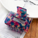 Fashion Leopard Print Hair Claws Geometric Hair Clamp Grab Hair Styling Hair Clips for Women Girls Hairpin Hair Accessories