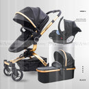 Fast &amp; Free Shipping Aulon Baby Stroller 3 in 1 Free Duty High land-scape  Pram Fashion Carriage on used for New Born to age 4