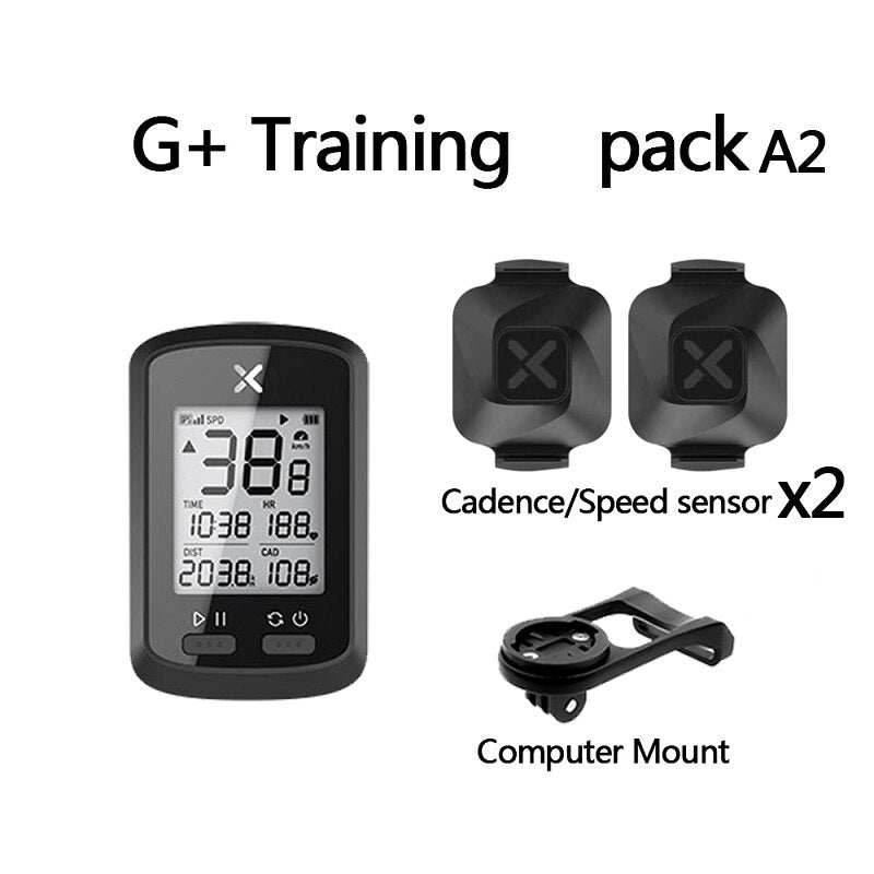 XOSS Bike Computer G+ Wireless GPS Speedometer Waterproof Road Bike MTB Bicycle Bluetooth ANT+ with Cadence Cycling Computers