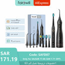 Irrigador Oral Fairywill, hilo dental recargable por USB, chorro de agua Dental portátil, tanque de agua de 300ML, limpiador a prueba de agua, 8 boquillas