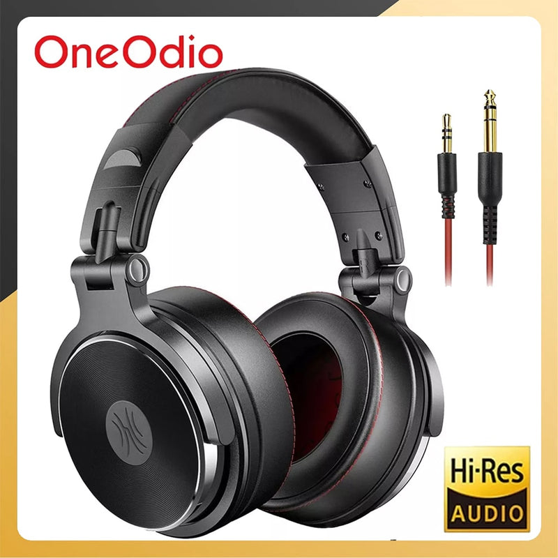 Oneodio Pro10/30/50 Kabelgebundene Kopfhörer Professioneller Studio-DJ-Kopfhörer mit Mikrofon über Ohrmonitor Aufnahme Stereo-Headsets