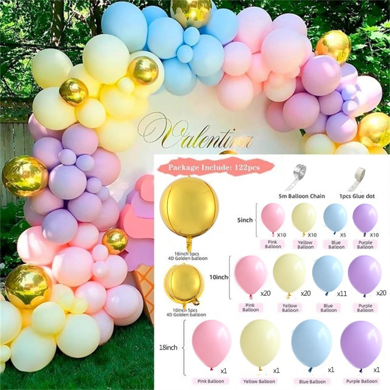 Kit de arco de guirnalda de globos rosa caliente, pegatinas de mariposa, globos de látex de oro rosa cromado para cumpleaños, boda, decoración de fiesta de bienvenida de bebé