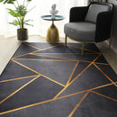 Geometric Carpet for Living Room Velvet Rug Kids Bedroom Bedside Rugs Soft Square Fluffy Carpets Home Sofa Table Decor Mat