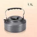 1.1L/1.6L Portable Ultralight Outdoor Camping Tableware Hiking Collector Heat Ring Water Kettle Teapot Coffee Pot