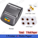 Mini Portable Printer Wireless Bluetooth Receipts Thermal Printers Mobile Phone 58mm Android IOS PC Pocket Bill Makers Impresora