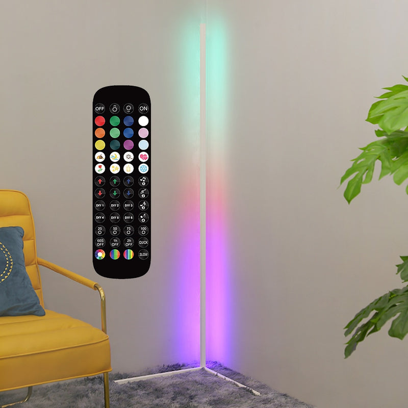 Lámpara de pie Led moderna, lámparas de pie nórdicas RGB para sala de estar, lámparas de pie de ambiente RGB para interiores, lámparas de pie para decoración de dormitorio