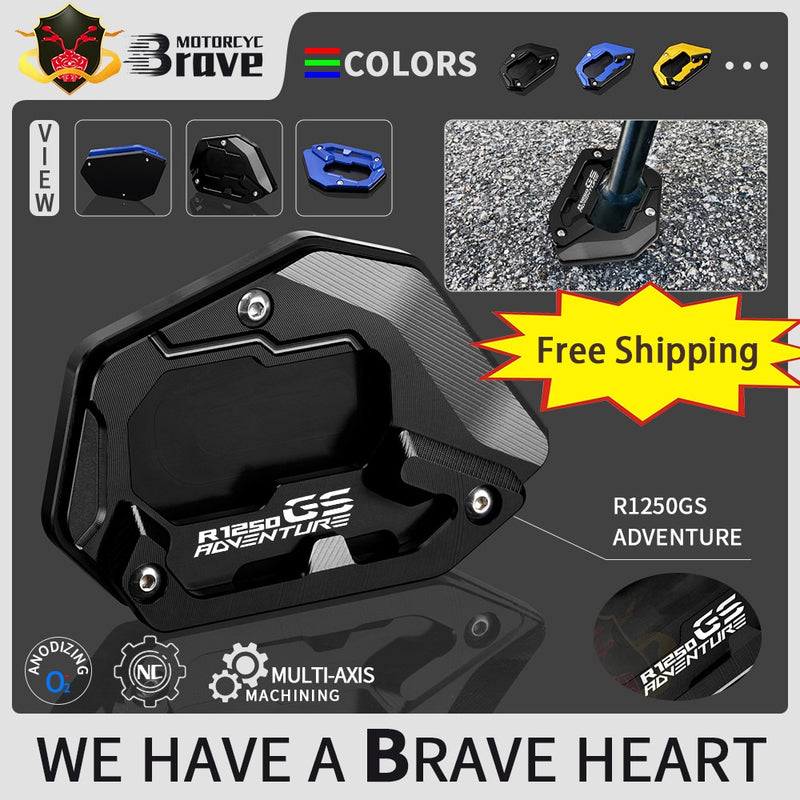 R1250GS Adv para BMW R 1250 GS Adventure 2018 2022, soporte lateral para motocicleta, placa de extensión ampliadora R1250GSA R1250 GSA HP