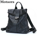 Leather Anti Theft Women Backpack Outdoor Travel Bag Large Capactiy Girl's Schoolbag Daily Knapsack Mochila Feminina Sac A Dos