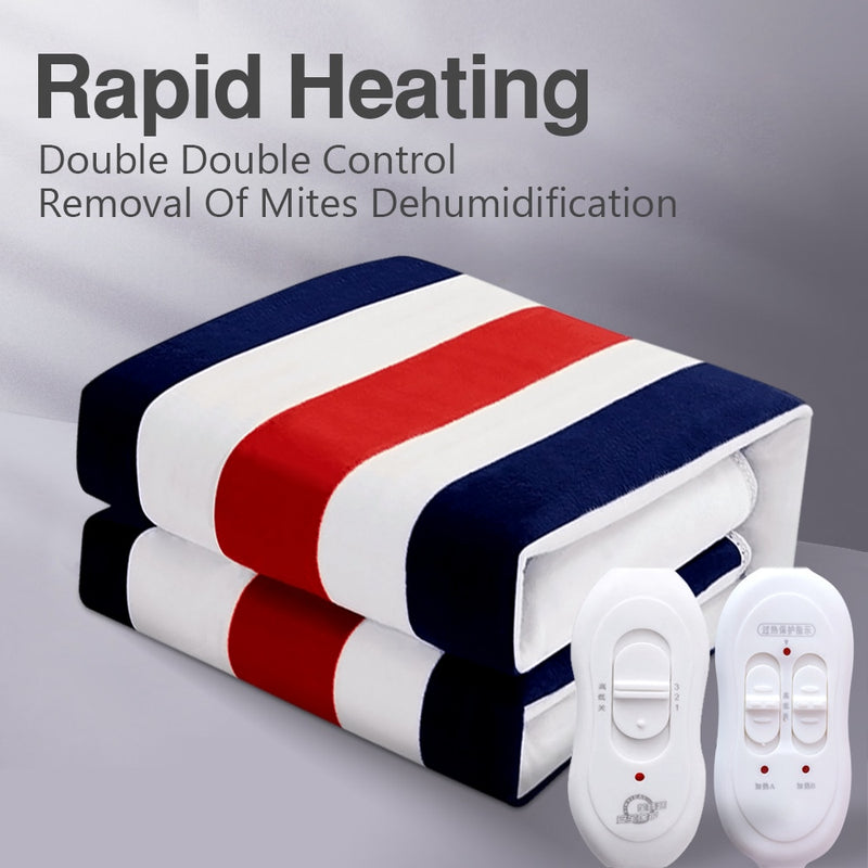 Electric Heated Blanket 220V Thicker Heating Blanket Thermostat Carpet For Double Body Winter Warmer Sheets Electric Mattress