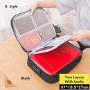 Document Storage Bag Organizer Boxes Bins Baskets Drawer Container Home Storage Organization Accessories Supplies