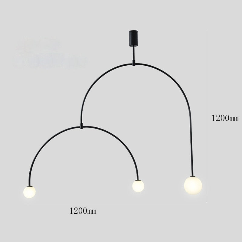 Moderne Glaskugel-Anhänger-Beleuchtung für Schlafzimmer / Hotel Nordic Gold Pendelleuchte / Hängeleuchten Art Deco Pendelleuchte Home Indoor