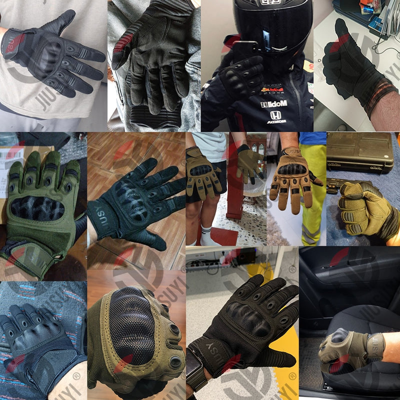 Guantes tácticos de dedo completo para pantalla táctil, guantes militares para Paintball, Airsoft, trabajo de combate, conducción, montar, guantes de caza para hombres y mujeres