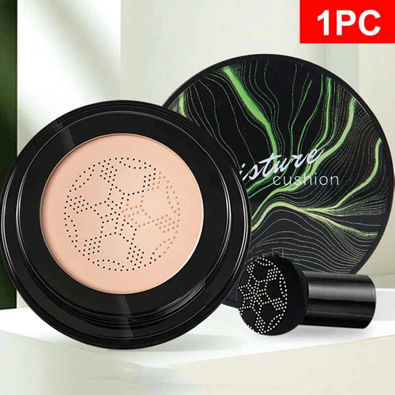 Mushroom Head Air Cushion Permeable Moisturizingl CC Cream Concealer Oil-control Foundation Brighten Face Tone Makeup Cosmetics