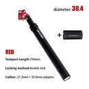 ZOOM Seatpost Suspension Dropper Mtb 27 2 Bicycle Seat Post Hanging Saddle Tube 30.9 With Shock Absorber Saddle Mountain Bike