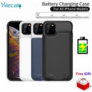 Funda de batería Xilecaly para iPhone 13 Pro 12 11 Pro Max Smart Power Bank cargador de carga para iPhone XS Max XR 7 8 Plus SE 2