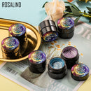 ROSALIND Gel Nail Polish Set Shiny Platinum Nails Art For Manicure Nail Gel Lak UV Colors Top Base Coat Primer Hybrid Varnishes