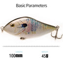 5pcs/Lot 10cm 45g Bionic Jerkbait Lures Slow Sinking NO. 2 Hooks Fit Ocean Lake River With 3D Eyes  For Pike Muskie Troute Shad