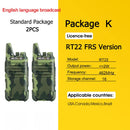 RETEVIS 2 pcs Mini Walkie Talkie PMR 446 Portable Two-way Radio ht PTT Walkie-talkies RT622 Portable Radio for Hunting Cafe RT22