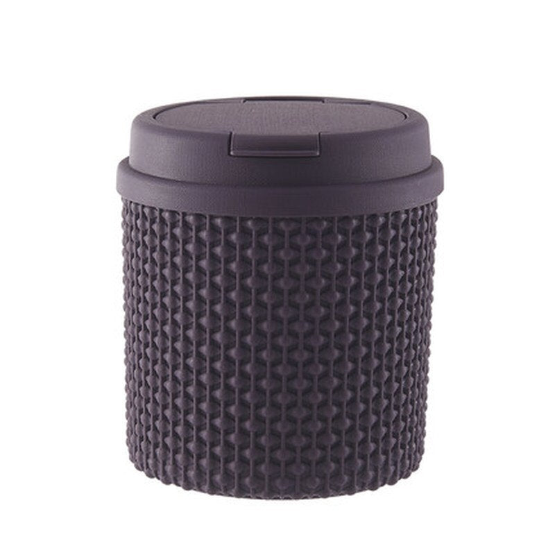Garbage Bin Desktop Trash Can Home Bedroom Bedside Mini Waste Trash Bin Kitchen Garbage Box Table Dustbin Sundries Storage Box