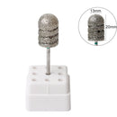 80/120/180 Nagelbeine Bohrer Diamant Pediküre Polierkappe Fuß Kallus Nagelhautschneider Grat Bits Maniküre Zubehör Fräsen