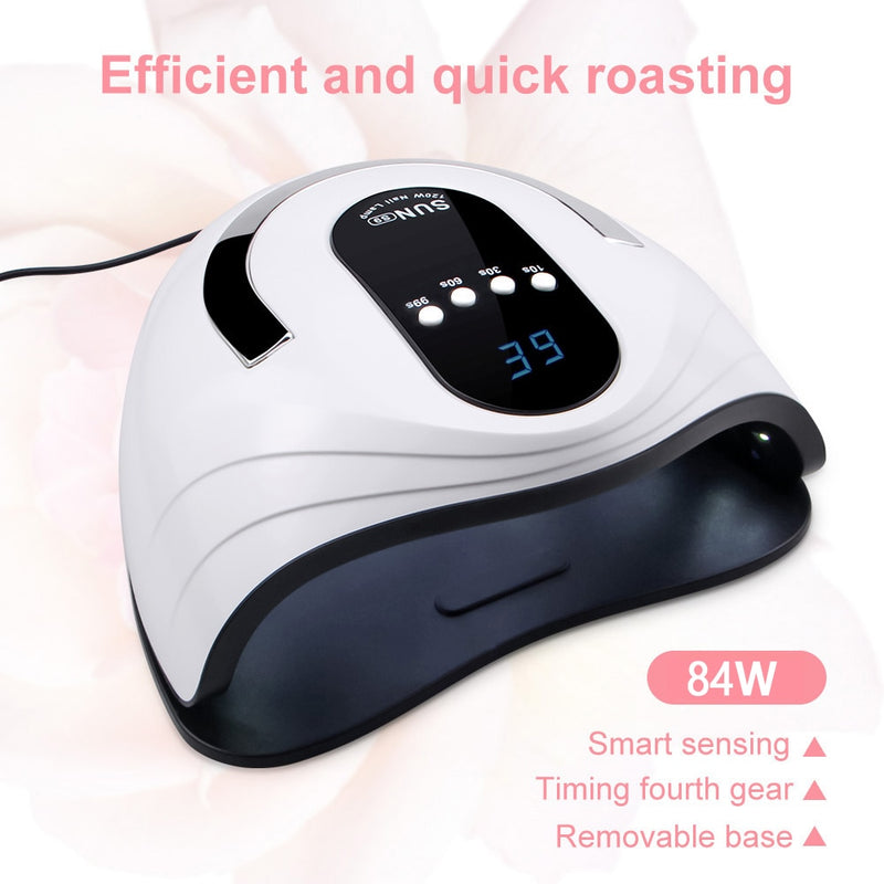 90/72W UV Lamp Led Nail Dryer With Sensor LCD Display 10/30/60/90 Timer For All Gels Polish Professional Manicure Nail lamp