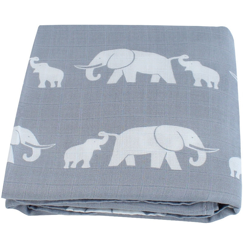 Organic Bamboo Muslin Swaddle 120 X 120 Cotton Gauze Blanket Swaddle Baby Blankets Newborn