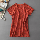 VEAMORS Damen Quick Dry Sport Yoga Shirt Kurzarm Atmungsaktive Übungen Tops Fitnessstudio Laufen Fitness T-Shirts Sportbekleidung