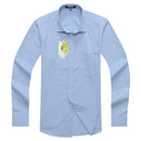SHAN BAO 6XL 7XL 8XL 9XL 10XL men's professional long-sleeved shirt 2022 business casual large size loose solid color shirt